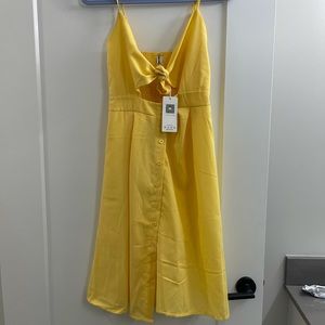 Yellow sun dress, Size: Medium